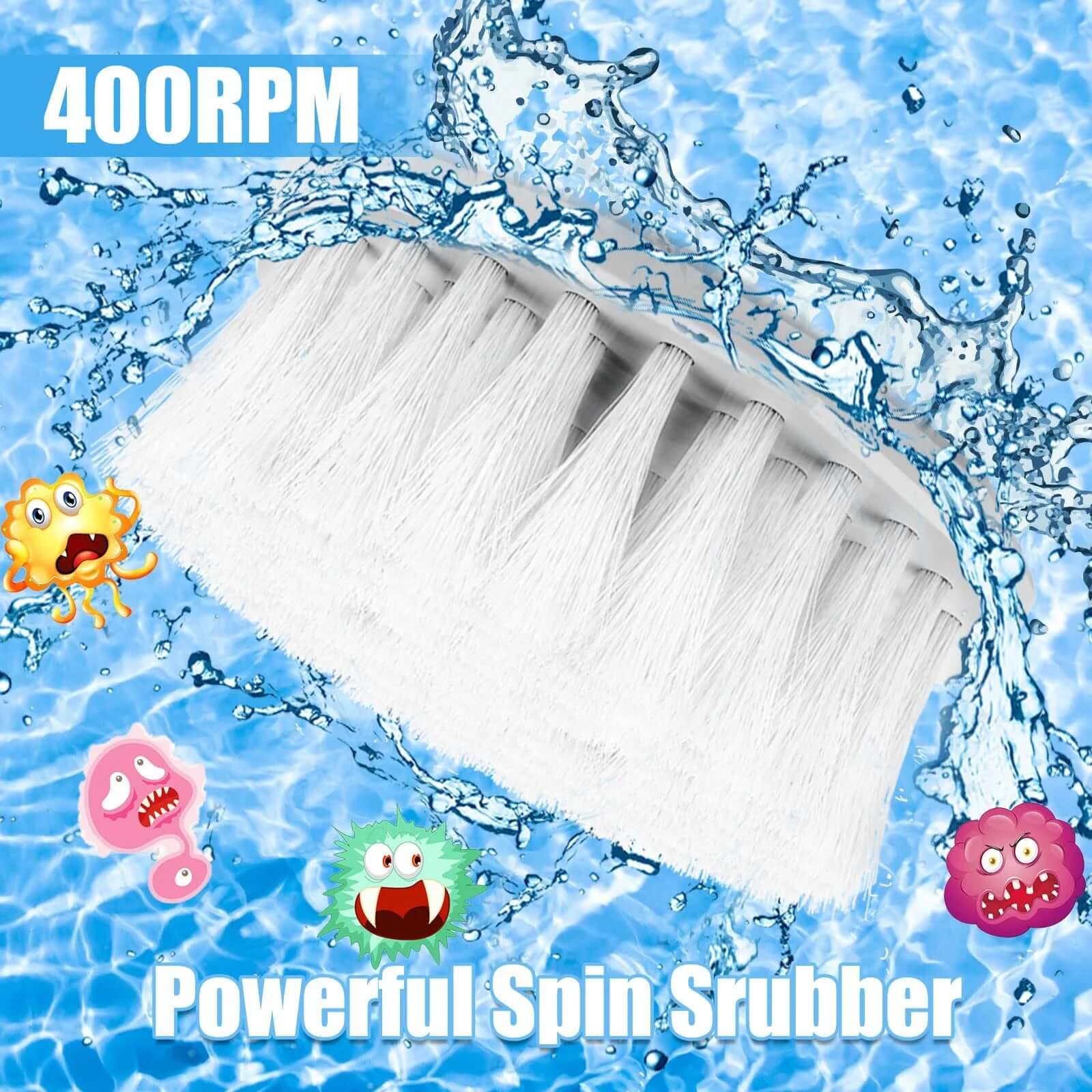 Transform Your Cleaning Game with the Flnelien Cordless Electric Spin Scrubber! 💪✨ 7 Brush Heads & 48" Extension Handle for Effortless Bathroom Cleaning! 🛁🧼 #CleanSmart #HomeHacks