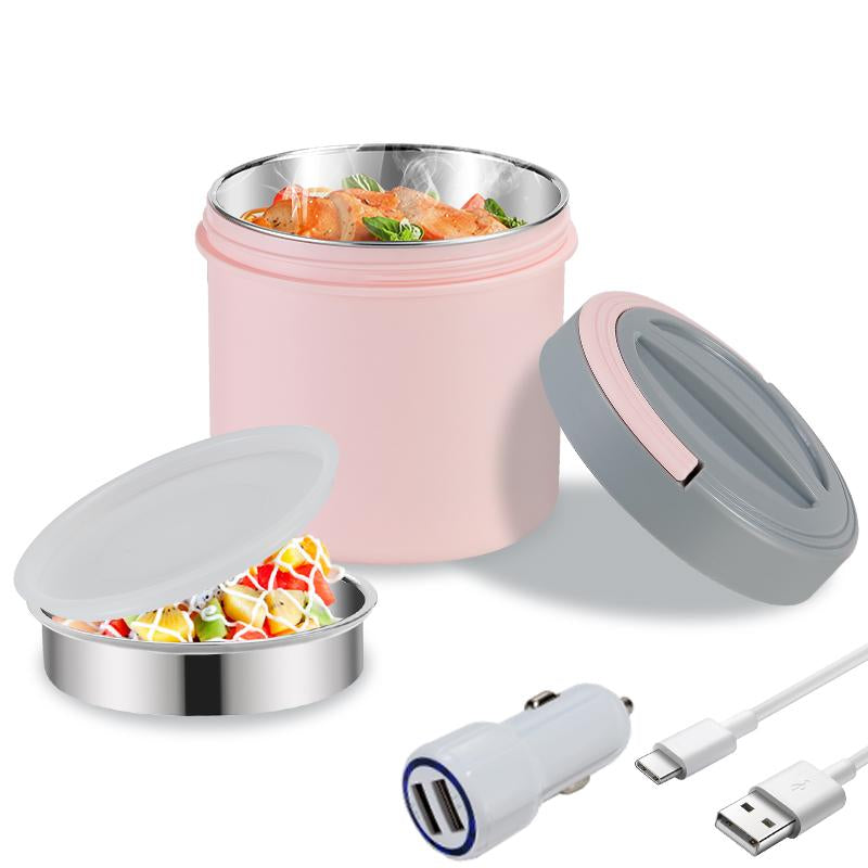 USB Type-C Thermos Lunch Boxes for Hot Food