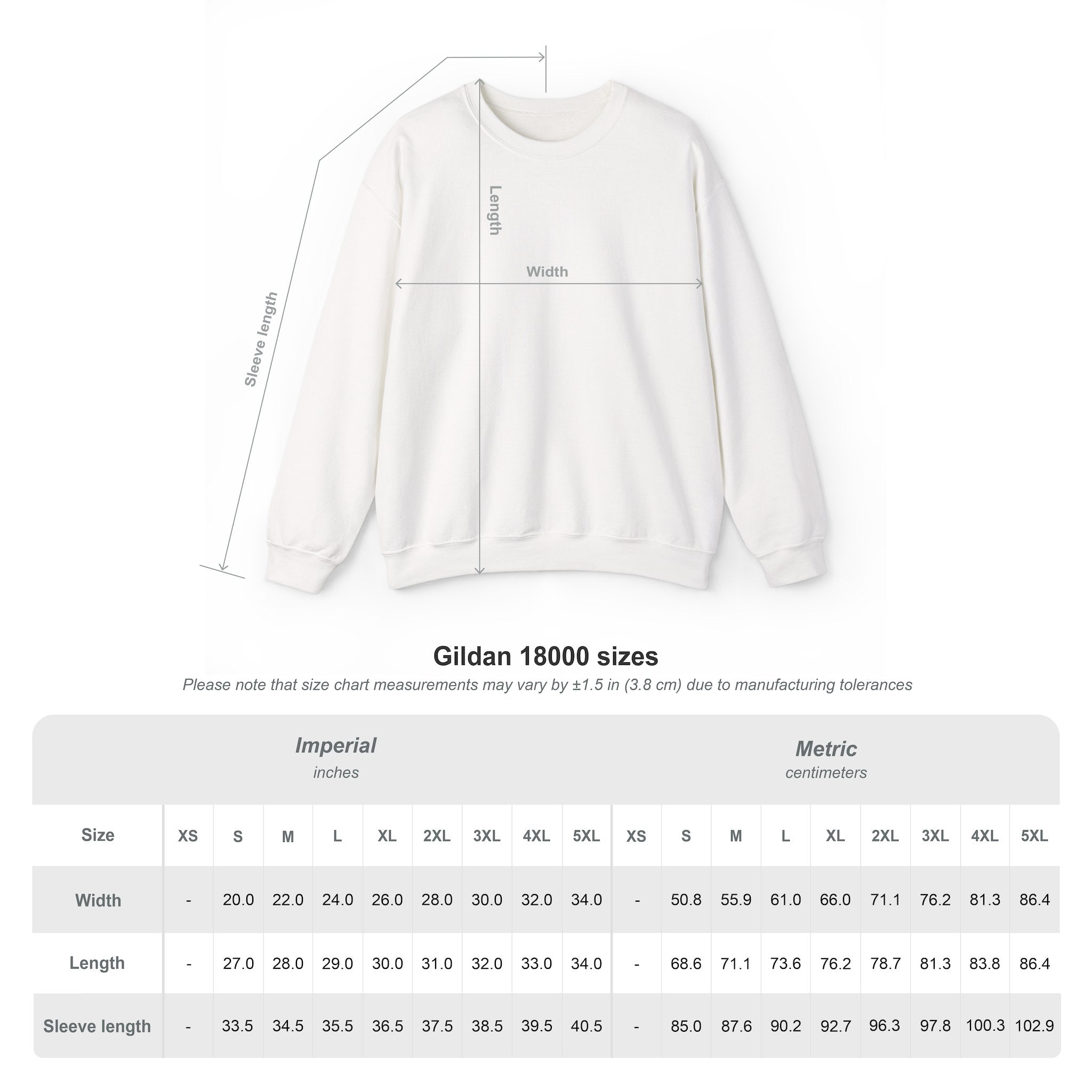 Stay Groovy Sweatshirt — Retro 70s Vibe 'Stay Groovy' Size Chart