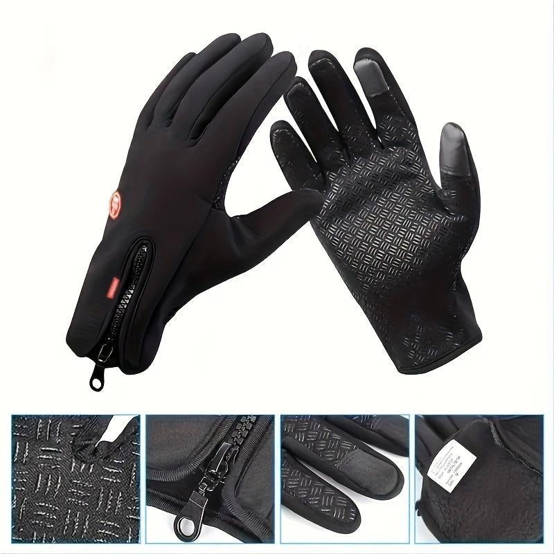 Winter Warm Gloves, 1 Pair Men'S and Women'S