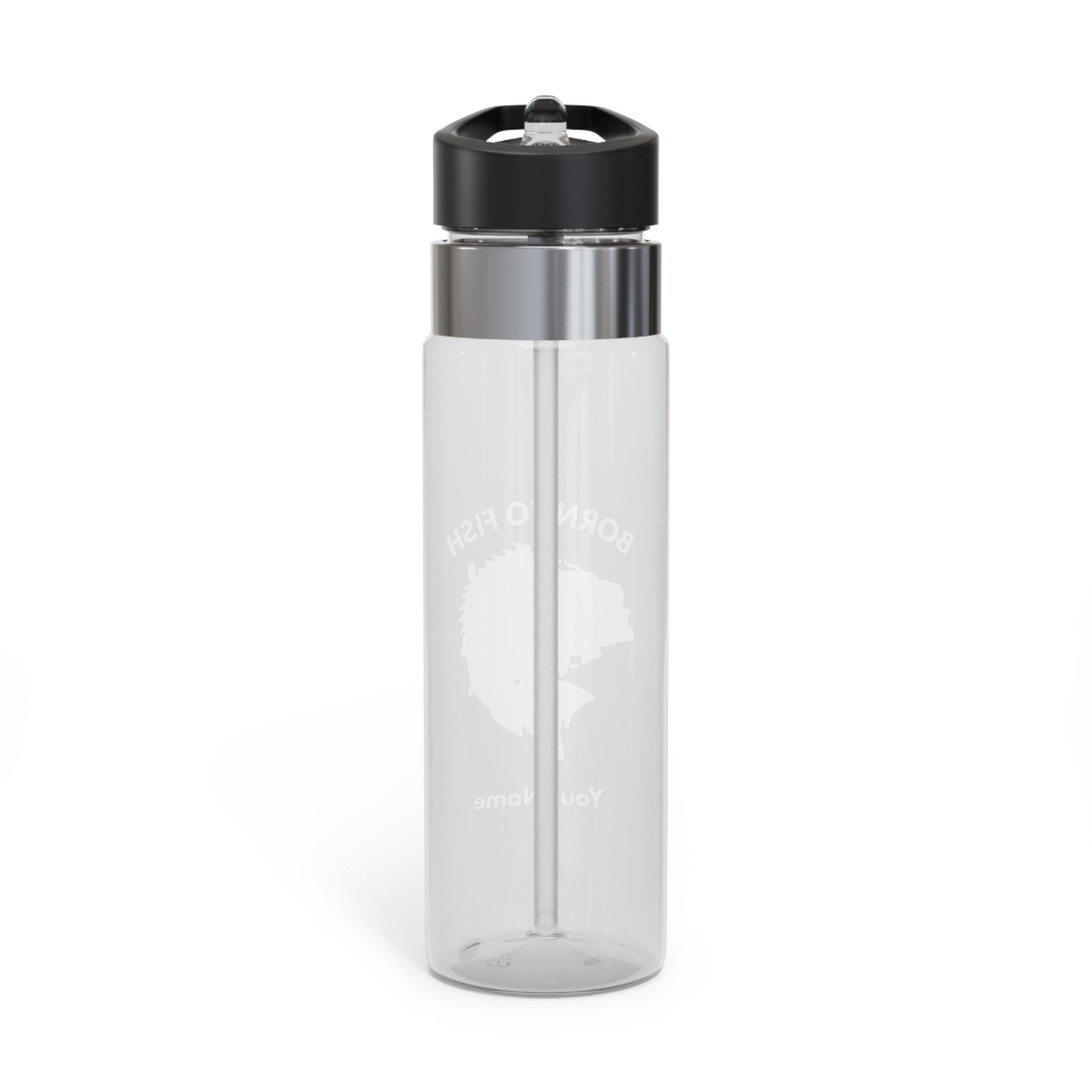 Born to Fish 20oz Sport Bottle — Personalized Fishing Water Bottle