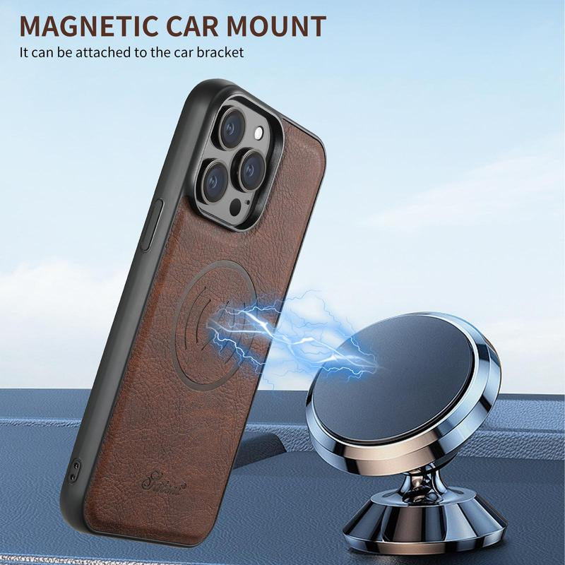 Magnetic Phone Case with Card Holder