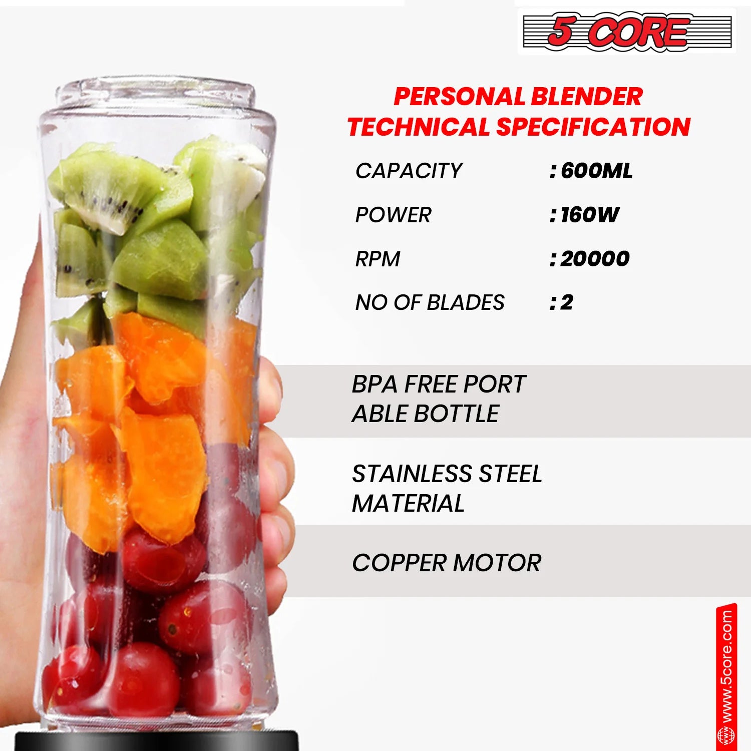 5Core Portable Personal Blender