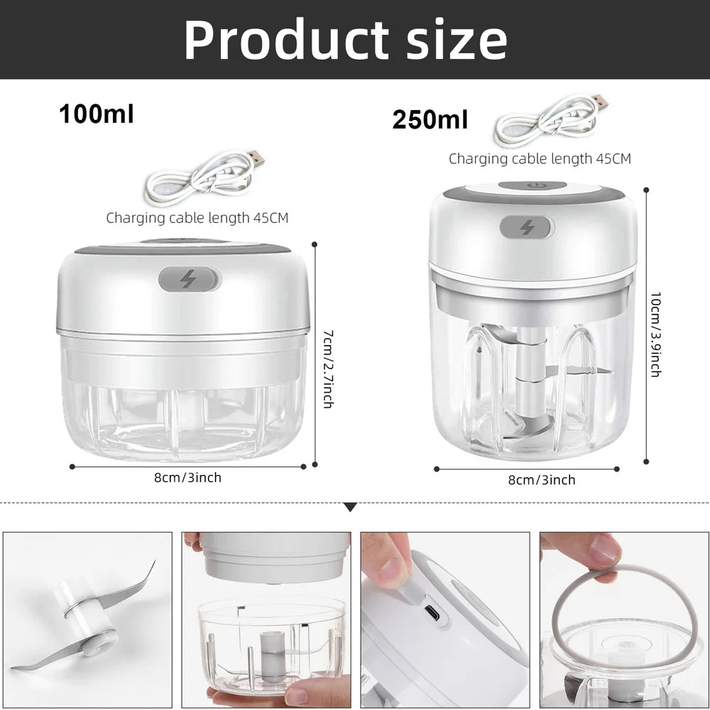 Electric Kitchen Mini Food Chopper 