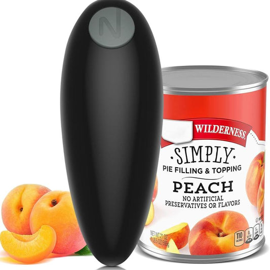 One Touch Electric Can Opener with Smooth Edge