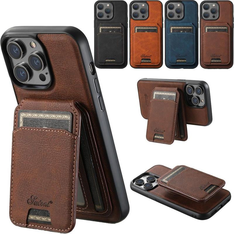 Magnetic Phone Case with Card Holder