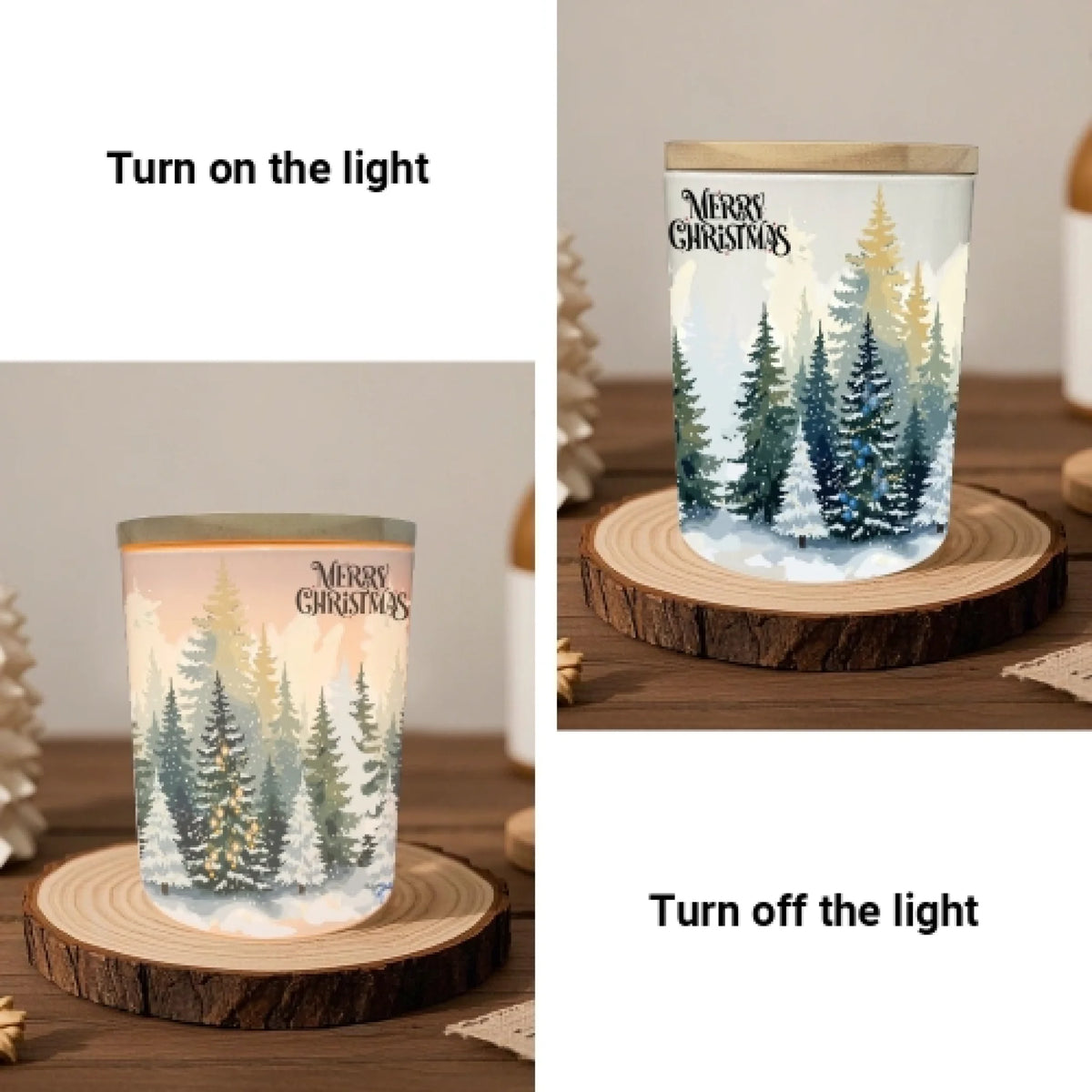 led Xmas candle 2