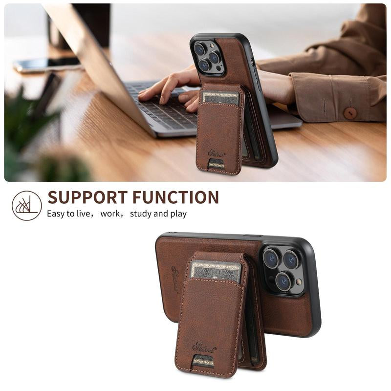 Magnetic Phone Case with Card Holder