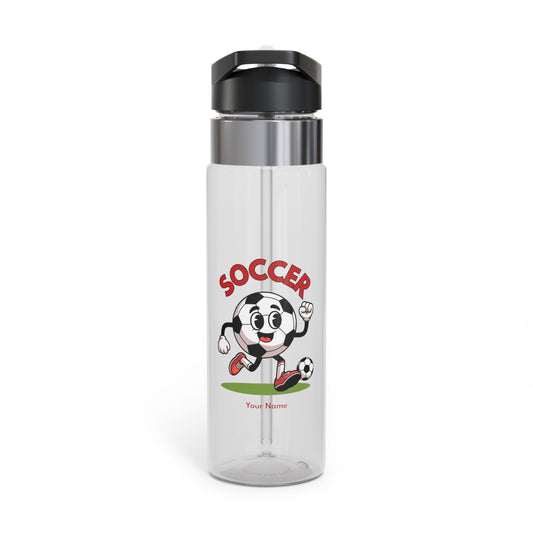 Soccer Cartoon Mascot 20oz Sport Bottle