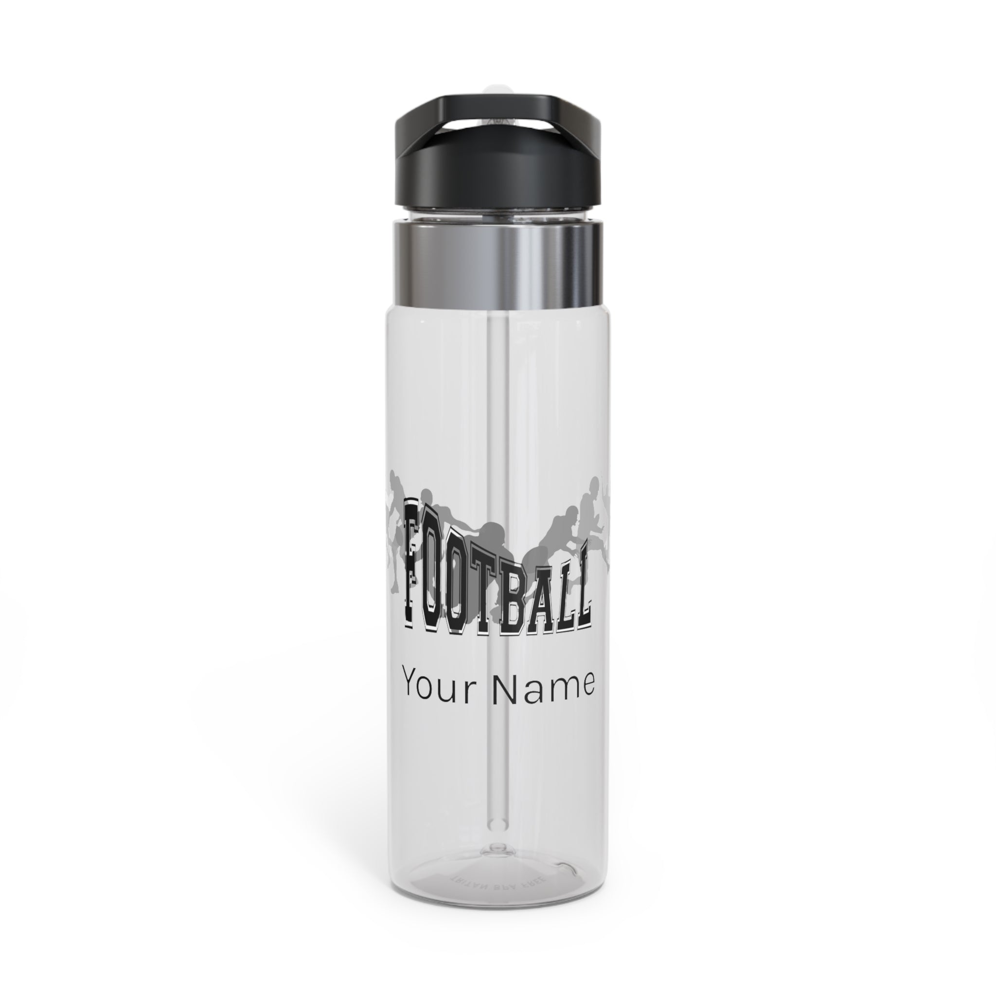 Personalized Football Water Bottle – 20oz Tritan Sport Bottle