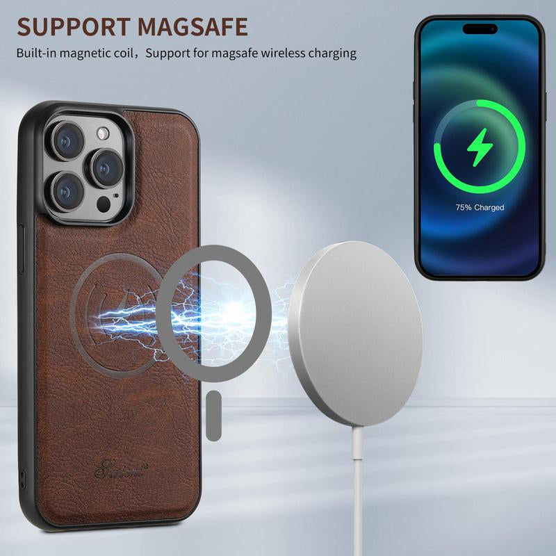 Magnetic Phone Case with Card Holder