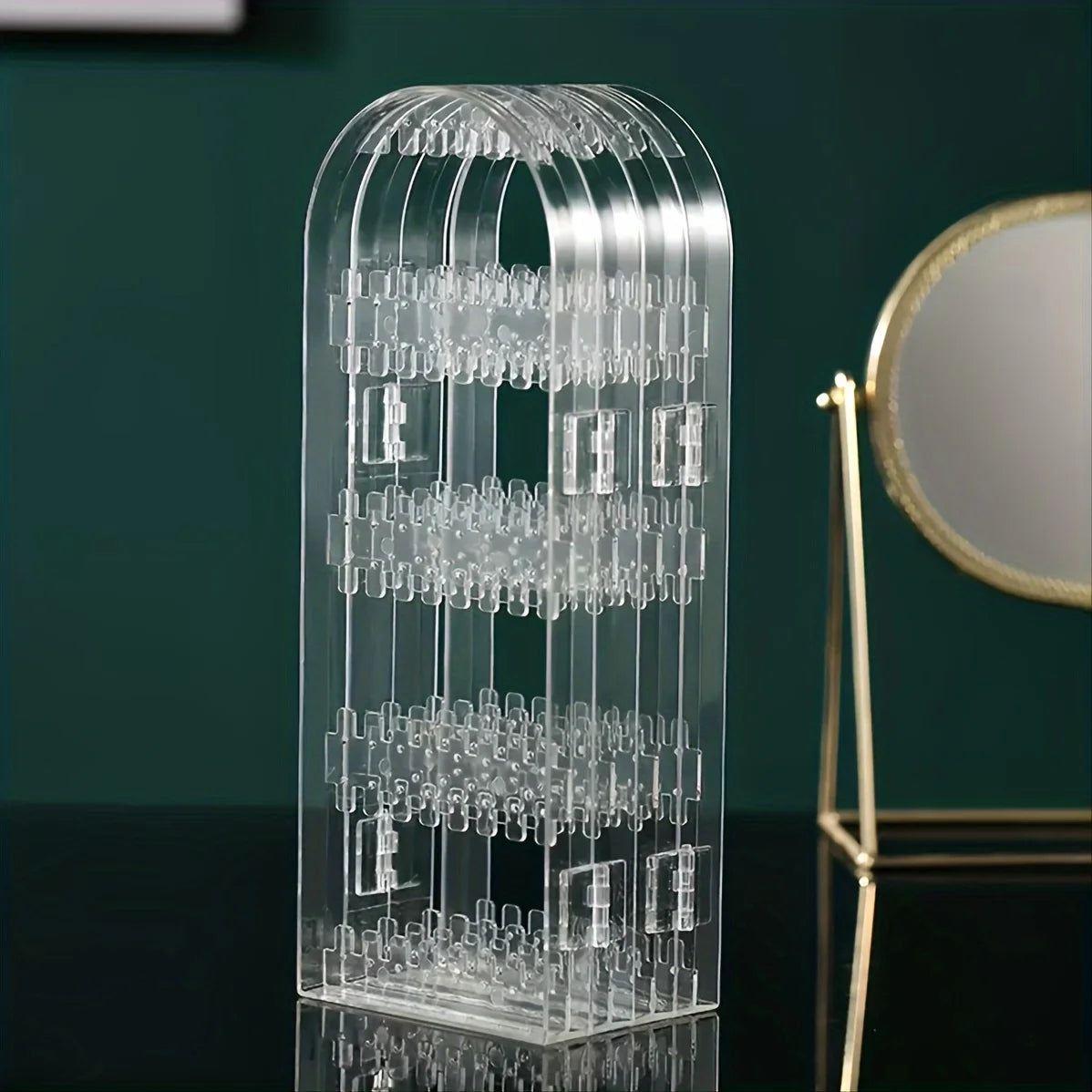 240 Slot Transparent Earring Folding Jewelry Display