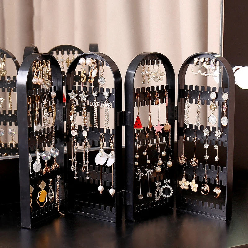 240 Slot Transparent Earring Folding Jewelry Display