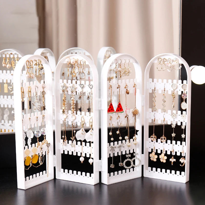 240 Slot Transparent Earring Folding Jewelry Display