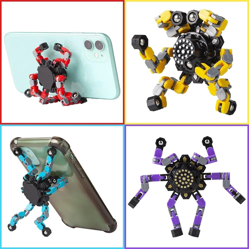 4PCS Transformable Fidget Spinners