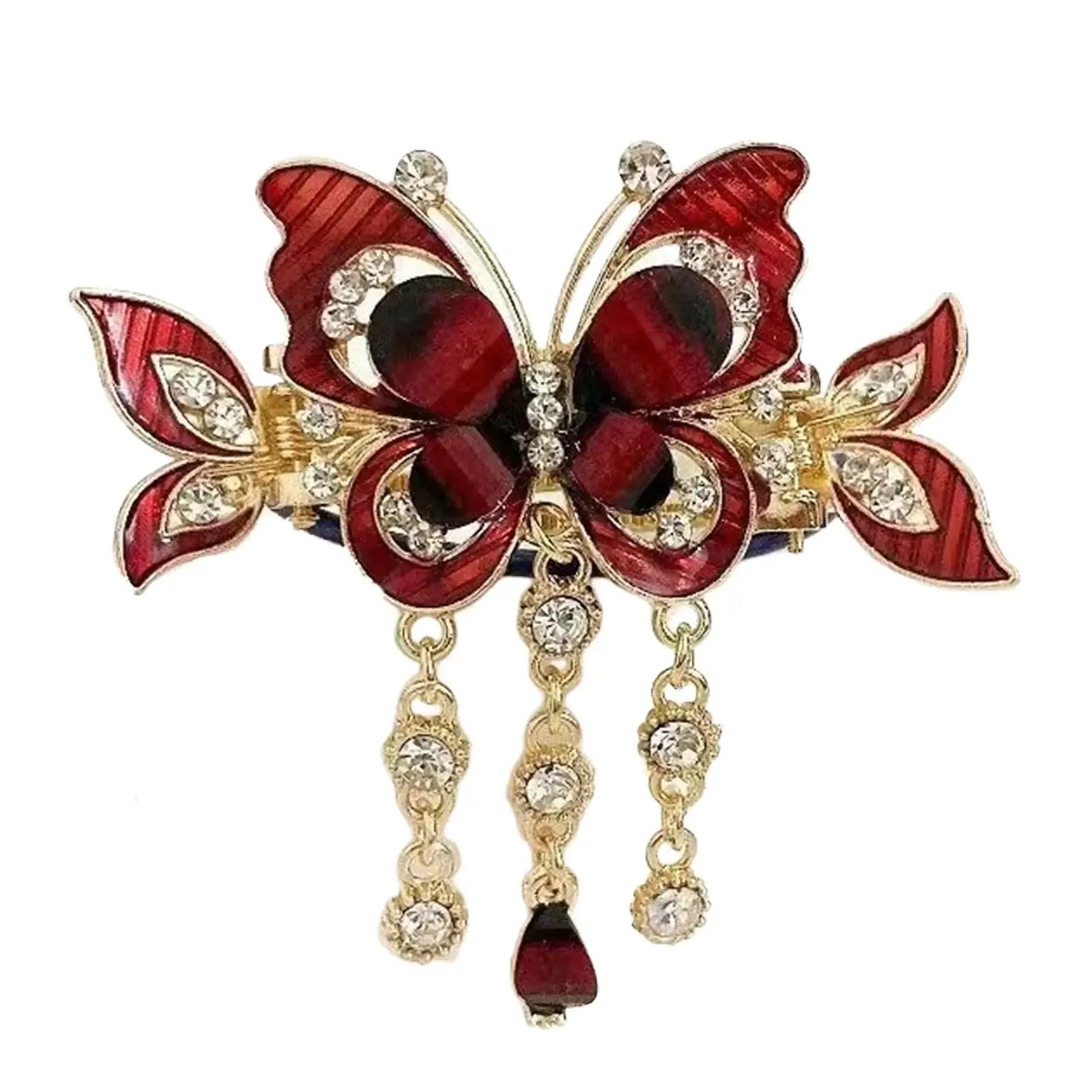 Butterfly Tassel Hair Clip