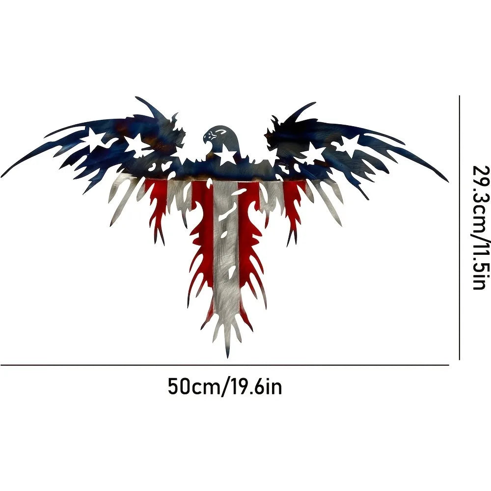 1pc Patriotic Eagle Metal Wall Decoration