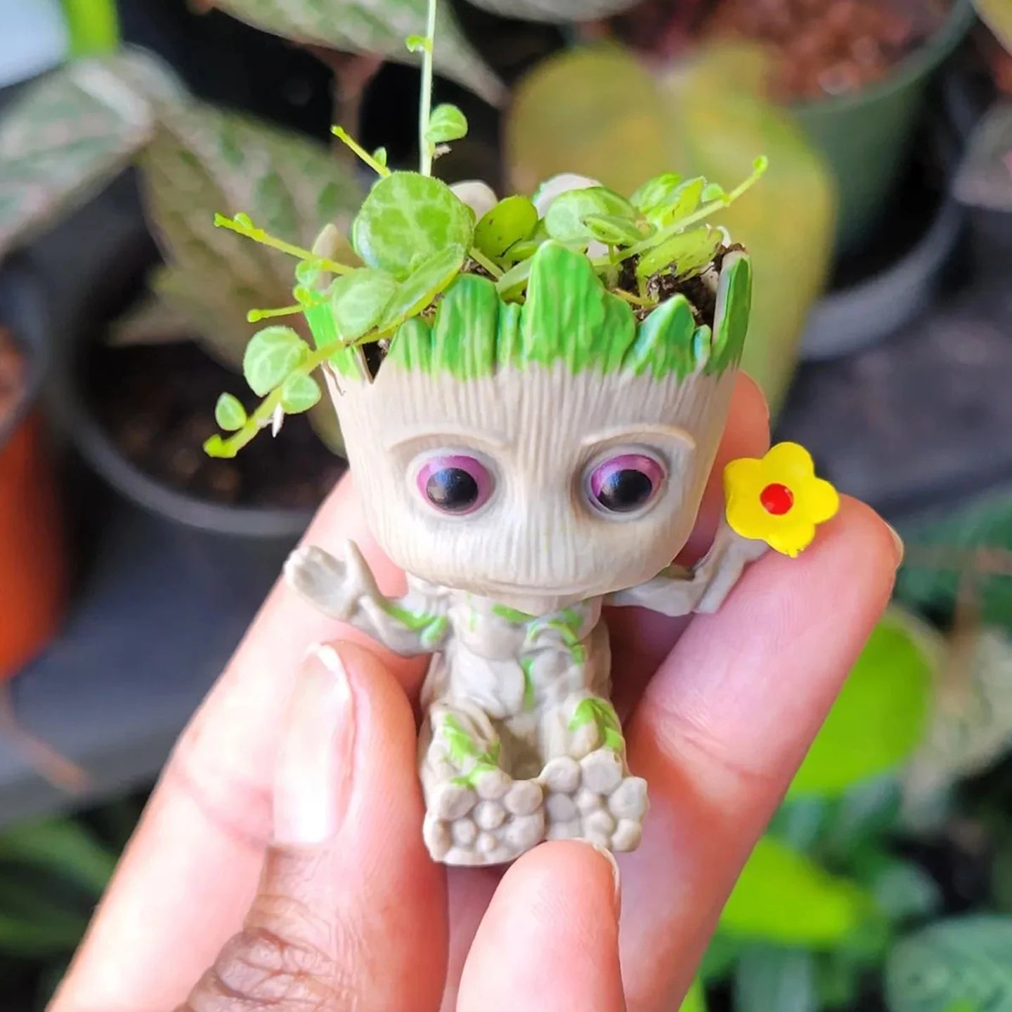 Baby Groot Flowerpots Micro-Plant Planter Gifts