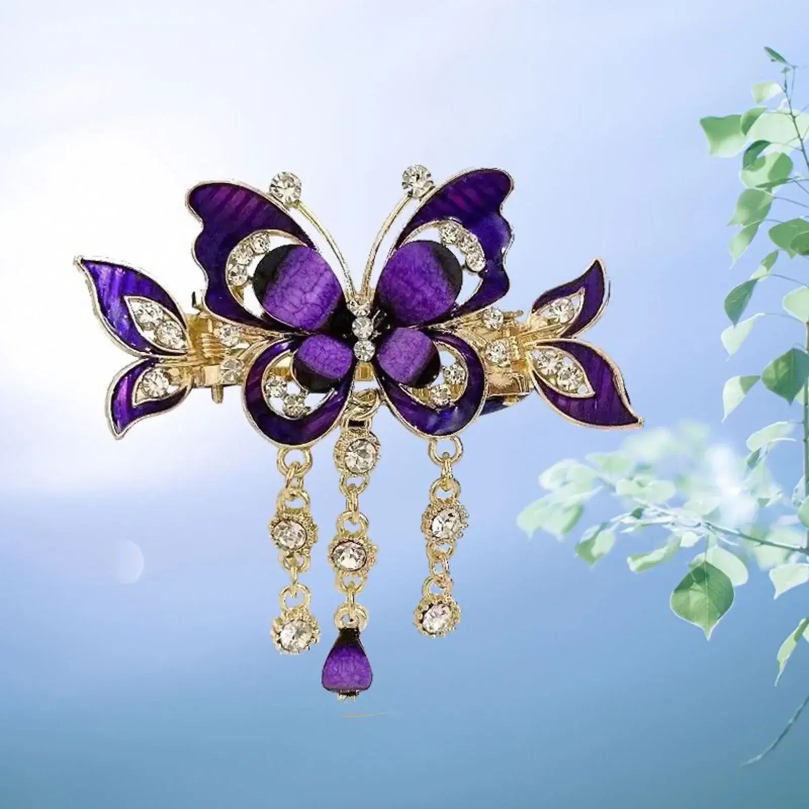 Butterfly Tassel Hair Clip