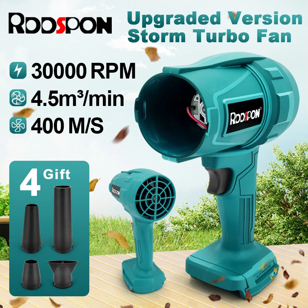 400M/S Violent Fan Air Blower Powerful dust Vacuum Cleaner Fast Charging Strong Wind for Outdoor