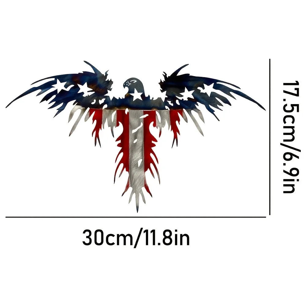1pc Patriotic Eagle Metal Wall Decoration