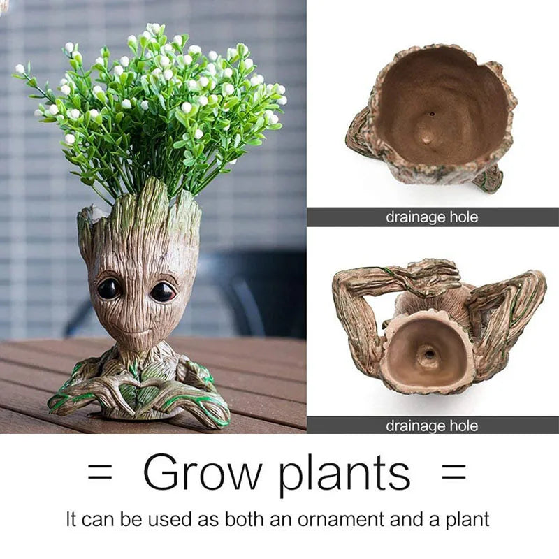 Baby Groot Flowerpots Micro-Plant Planter Gifts