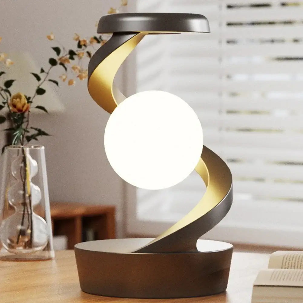 LED Moon Lamp 3D Levitating with Wireless Phone Charger