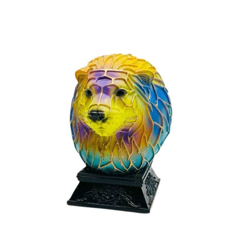 Animal Resin-Stained Acrylic Led Table Lamp