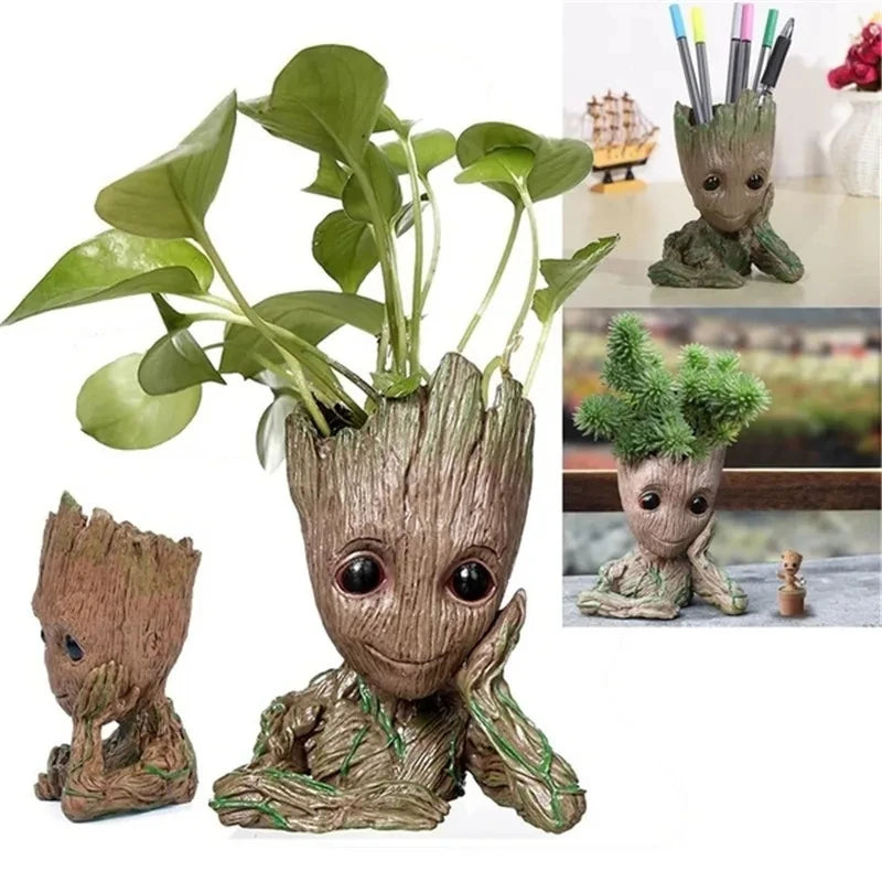 Baby Groot Flowerpots Micro-Plant Planter Gifts