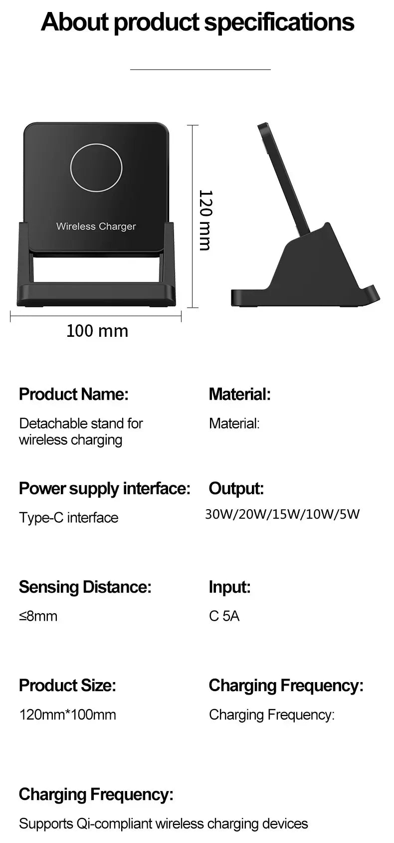 Wireless Fast Charging Dock Station