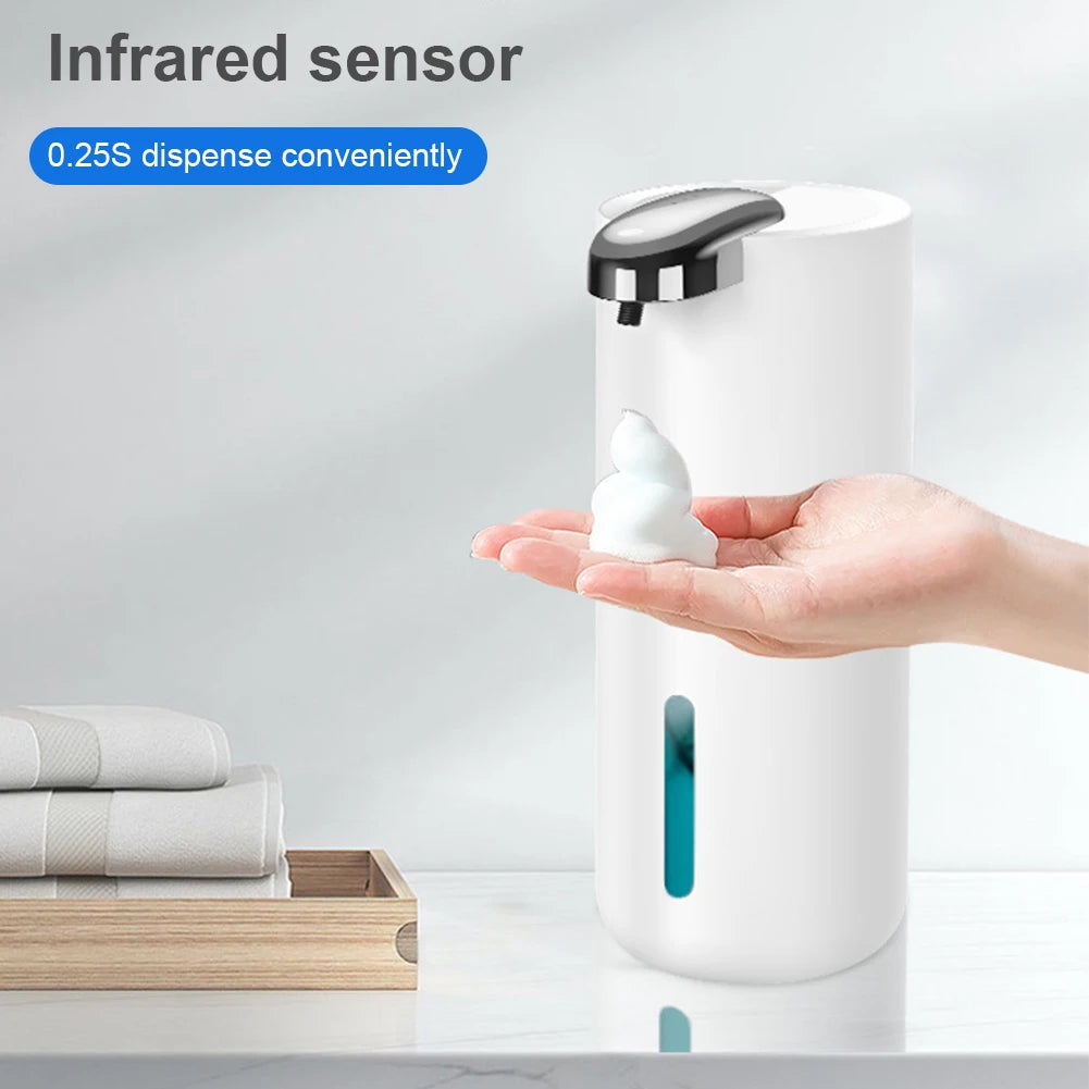 Electric Sanitizer Dispenser USB Charging Touchless Foam Soap