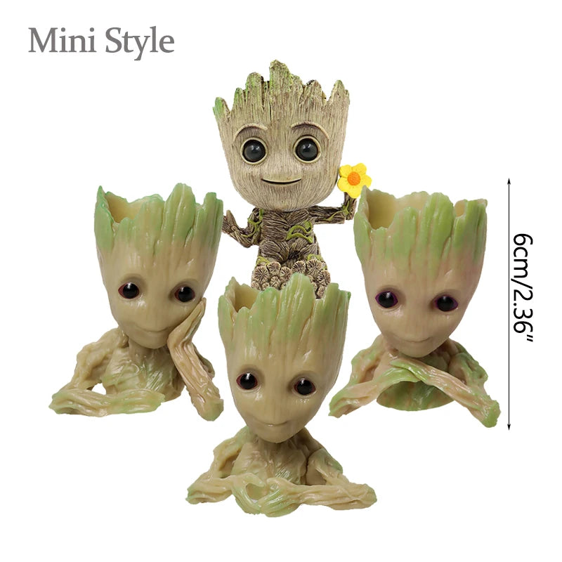 Baby Groot Flowerpots Micro-Plant Planter Gifts