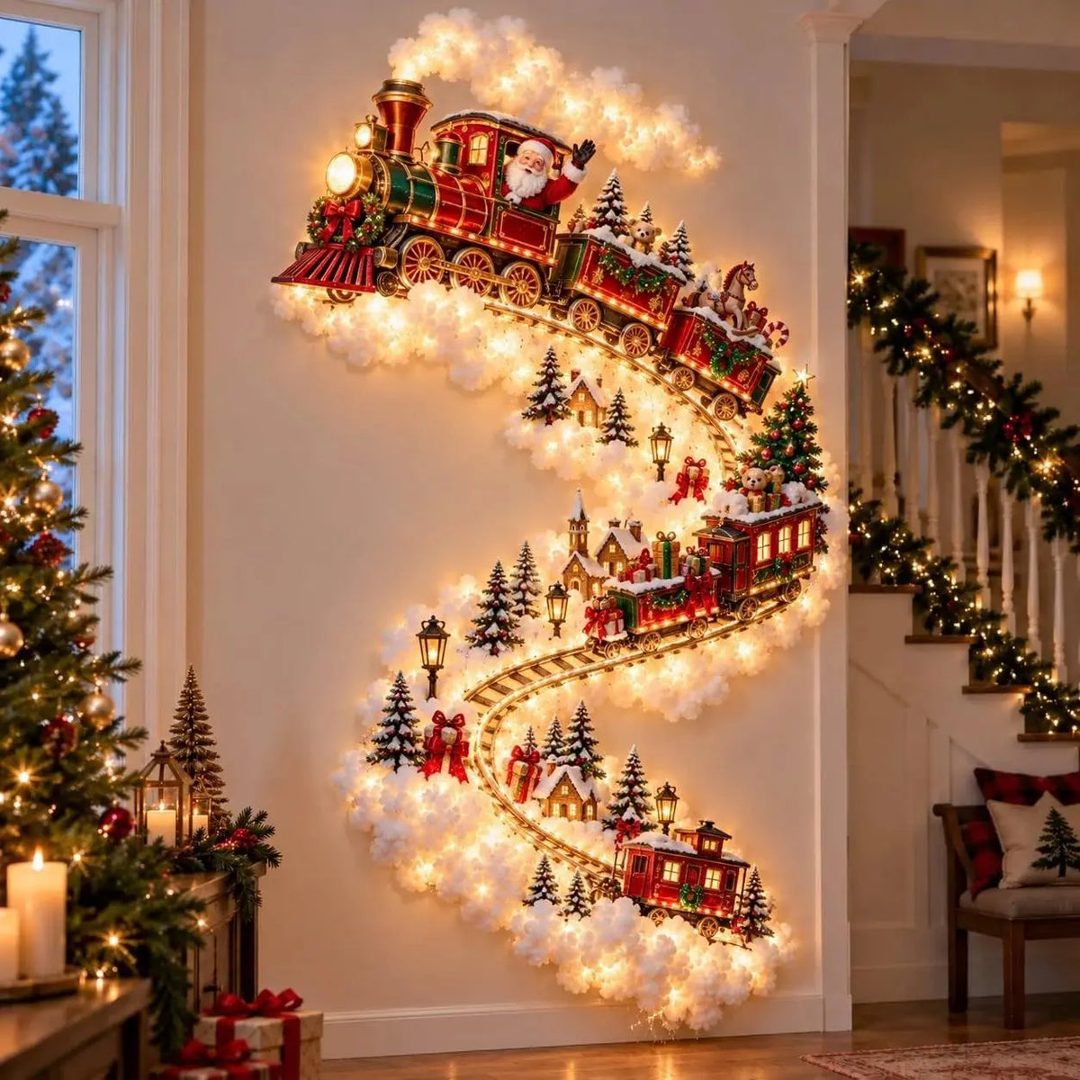 Christmas Magic Trail LED Wall Light