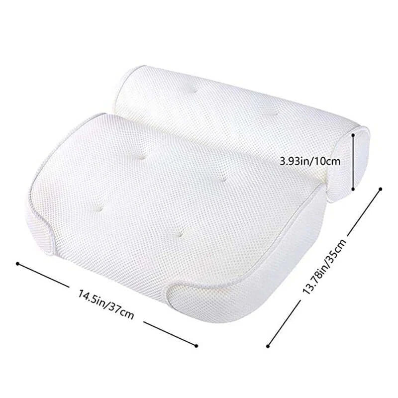 3D Mesh Breathable Spa Bath Pillow for Neck and Back Support