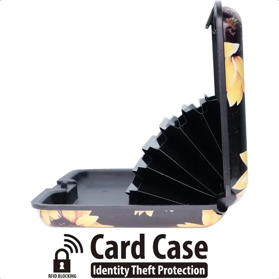 Slim RFID Metal Credit Card Holder Wallet Small Business Card Case ID Sleeve for Women