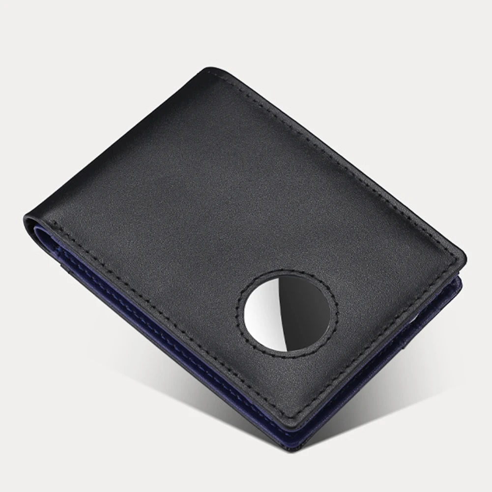 Genuine Leather Air Tag Wallet