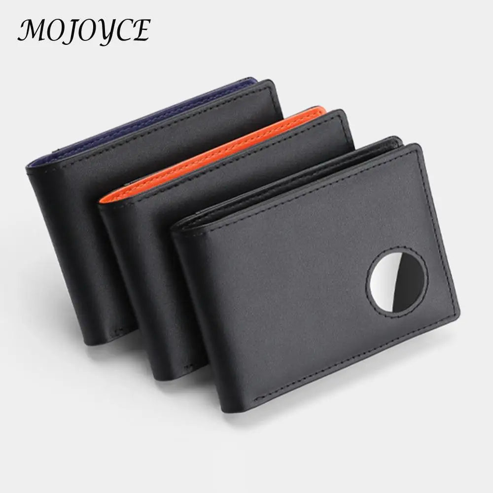 Genuine Leather Air Tag Wallet