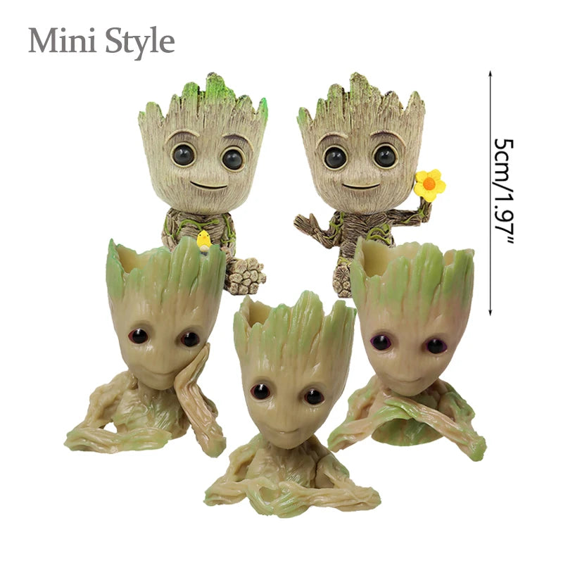 Baby Groot Flowerpots Micro-Plant Planter Gifts