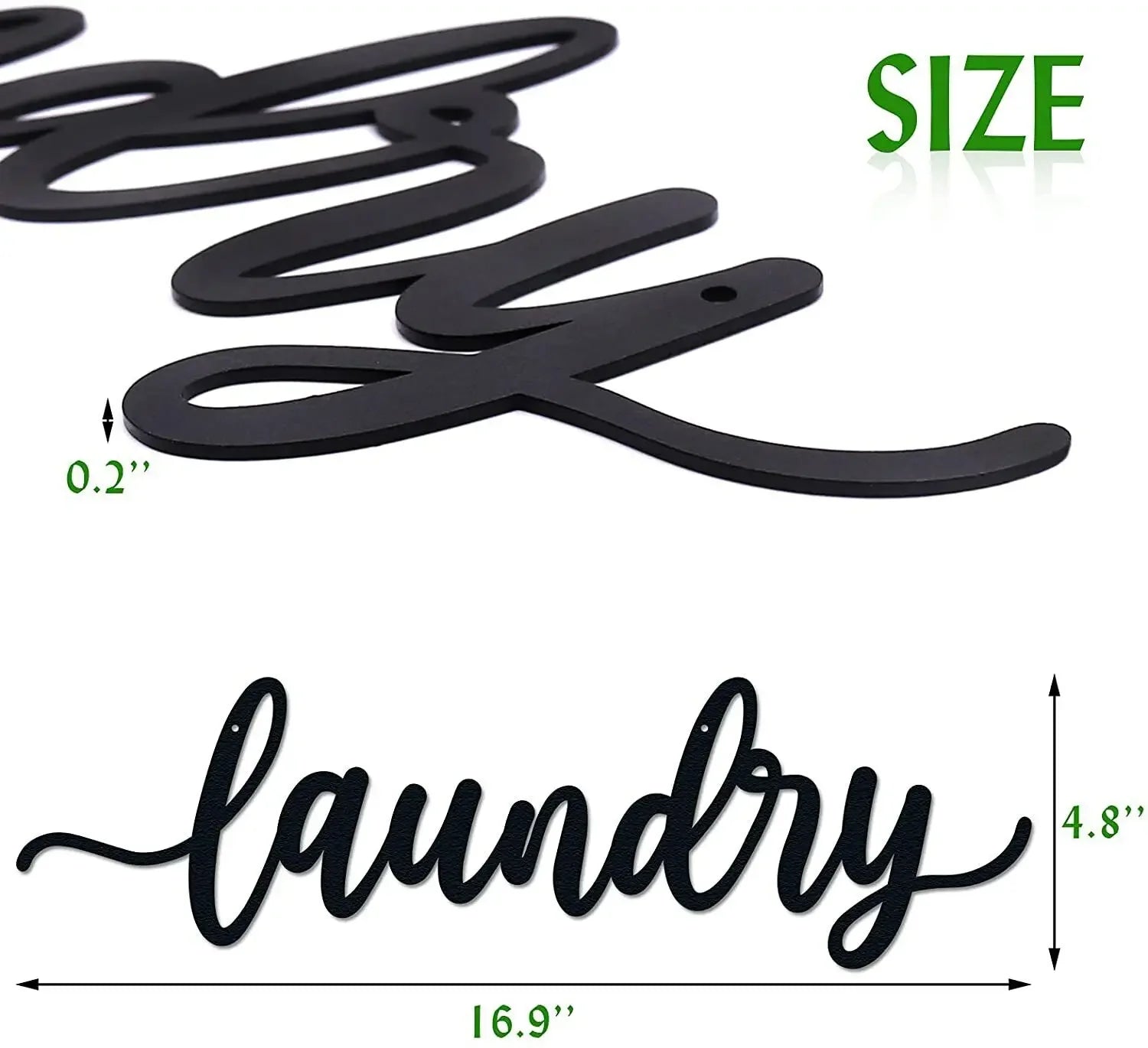 Laundry Room Décor Metal Wall Art