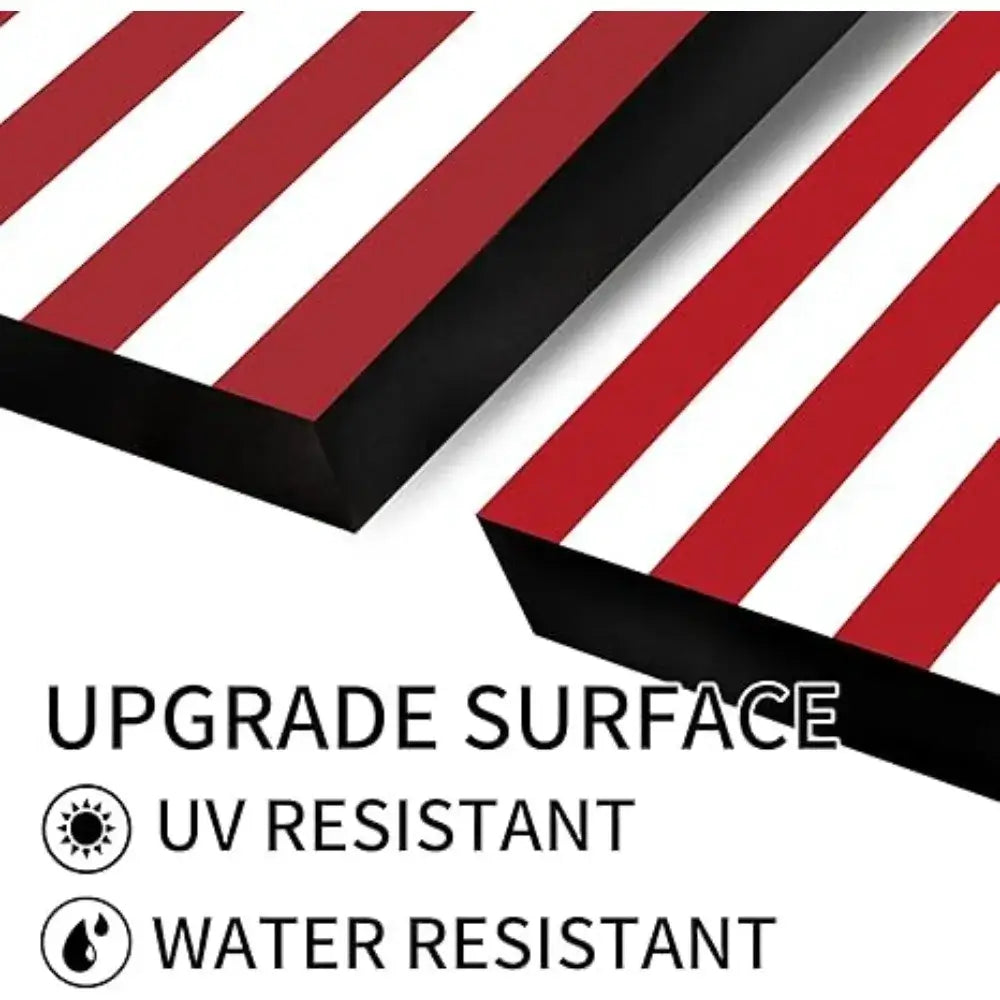 Cornhole board surface with UV and water-resistant coating. Enhanced durability for long-lasting outdoor use.