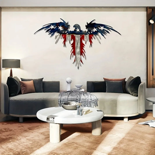 1pc Patriotic Eagle Metal Wall Decoration