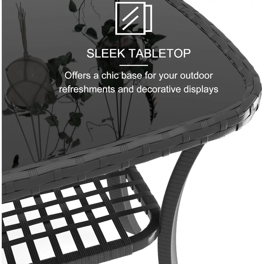 4 Pieces Outdoor Patio Furniture Set