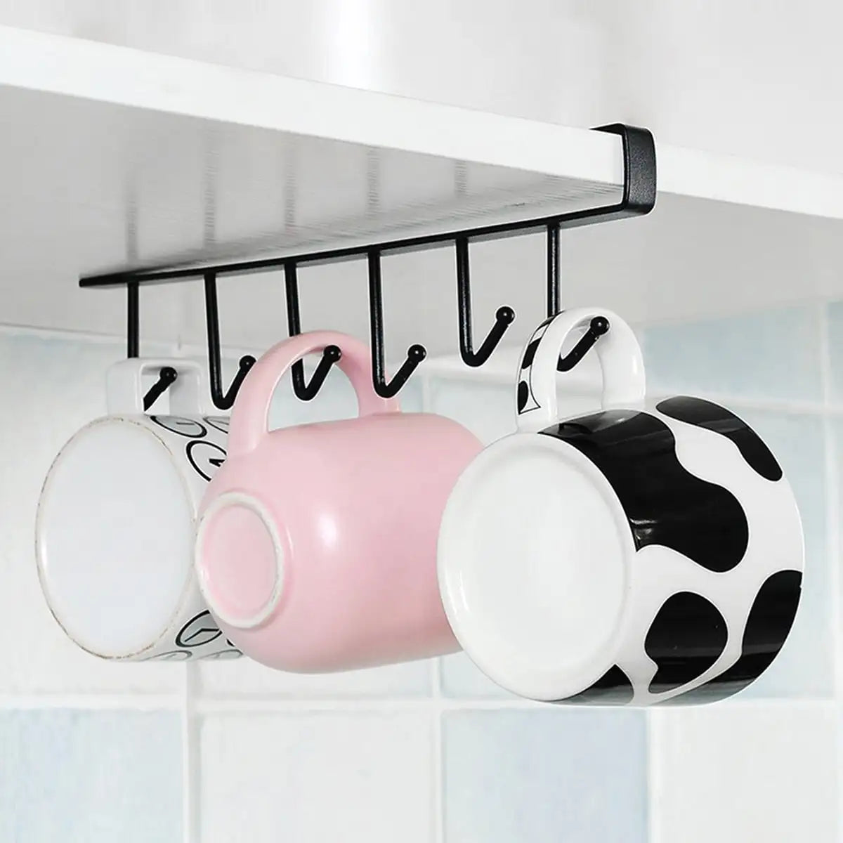 1PC 6 Hooks Cup Holder