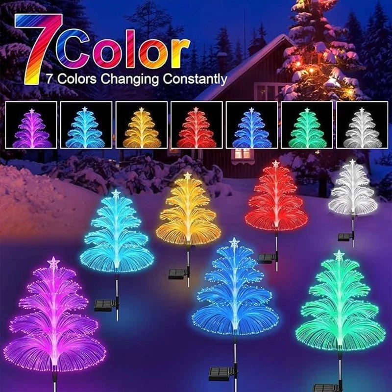 Solar Garden Light Outdoor Colorful Color-changing Jellyfish Lights -