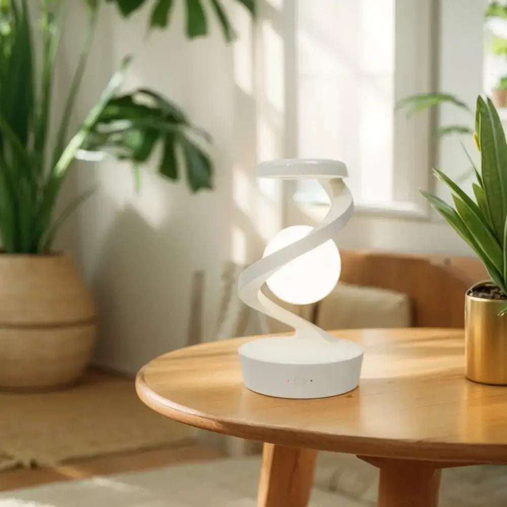 LED Moon Lamp 3D Levitating with Wireless Phone Charger