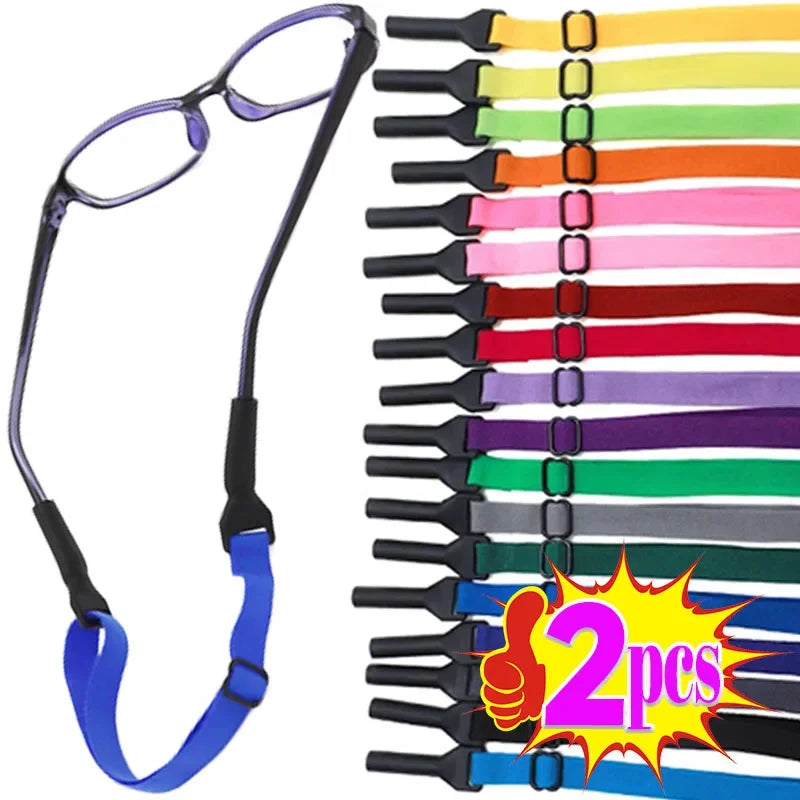 1/2Pcs Children Elastic Eyeglasses Anti-slip Cord