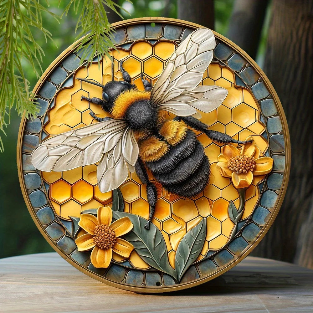 Sign Bee & Honeycomb Decorative Sings