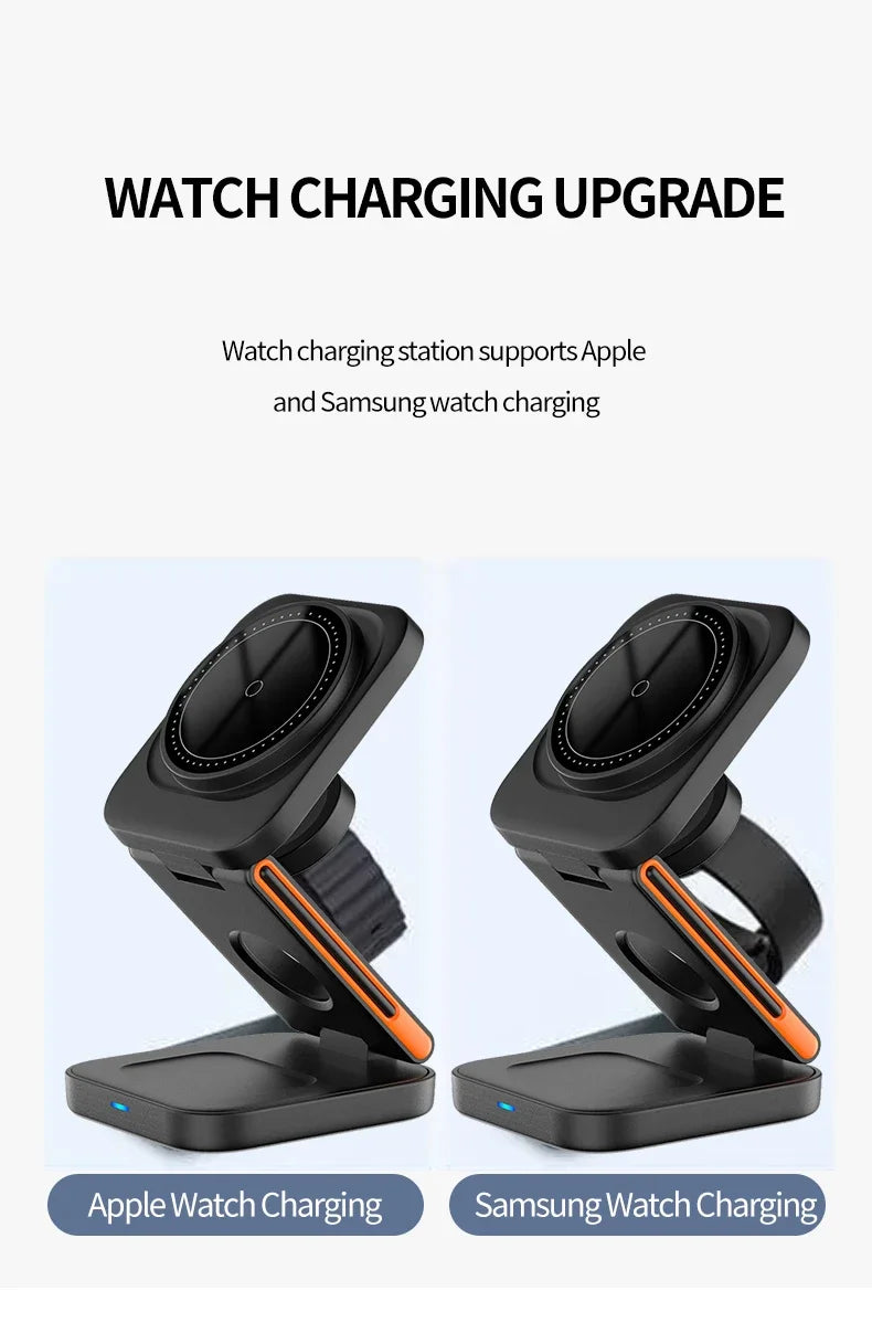 30W 3 in 1 Foldable Charging Station