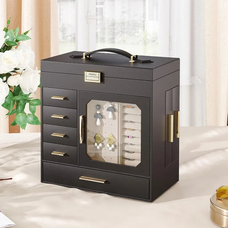 Jewelry Organizer Box with Capacious Storage Space