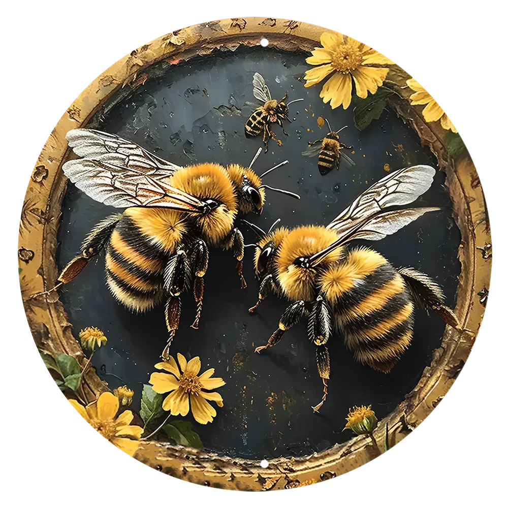 Sign Bee & Honeycomb Decorative Sings